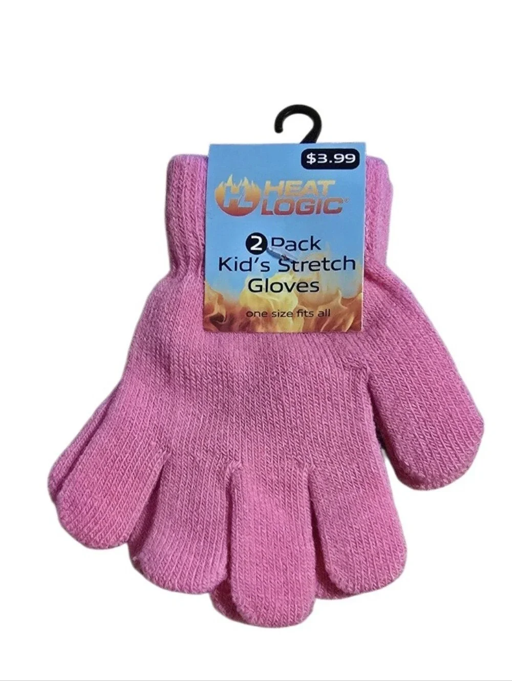 #HL03 Cozy Knit Beanie and Gloves Set - Black or Pink 2 Pairs